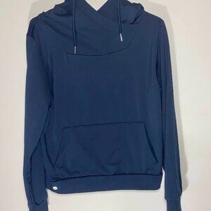 Senita Athletics Navy Blue Hooded Sweatshirt